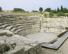 Ruins of Bouleuterion (council house), Troy, Turkey, 2005. Creator: Unknown