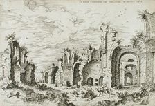Ruins of Baths of Diocletian, 1550. Creator: Hieronymus Cock
