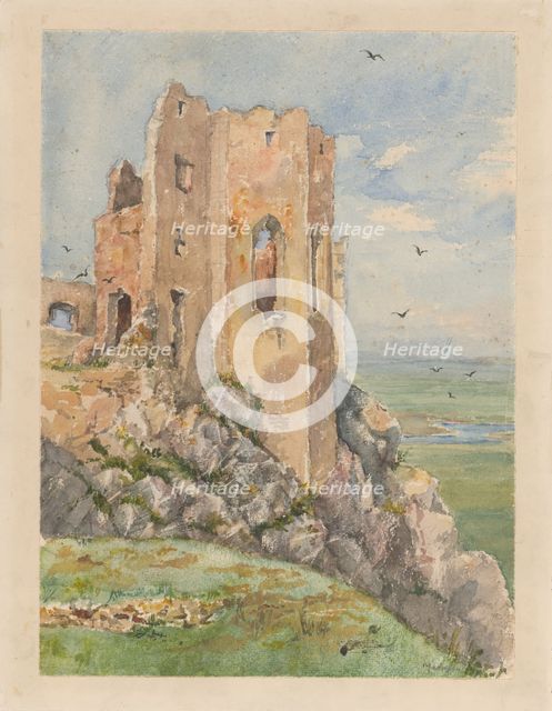 Ruins of Beckov castle, 1870-1872. Creator: Ladislav Mednyanszky.