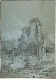 Ruins of Birg Castle, n.d. Creator: Carl Ludwig Kaaz