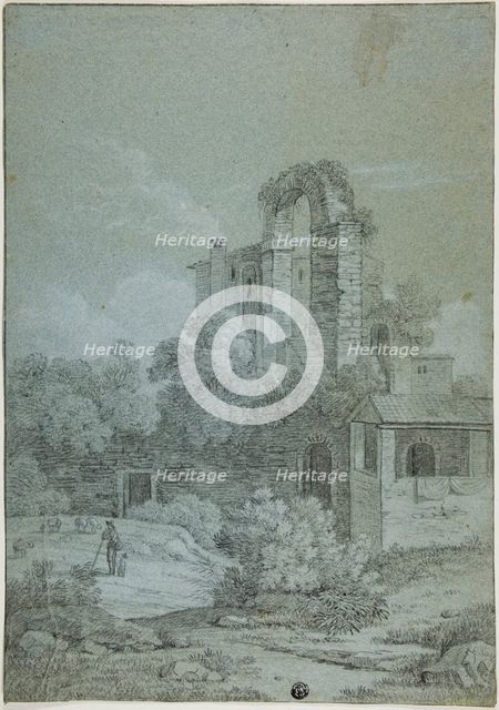 Ruins of Birg Castle, n.d. Creator: Carl Ludwig Kaaz.