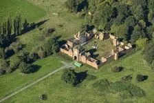 Ruins of Bradgate House stables, Leicestershire, 2024. Creator: Damian Grady