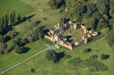 Ruins of Bradgate House stables, Leicestershire, 2024. Creator: Damian Grady
