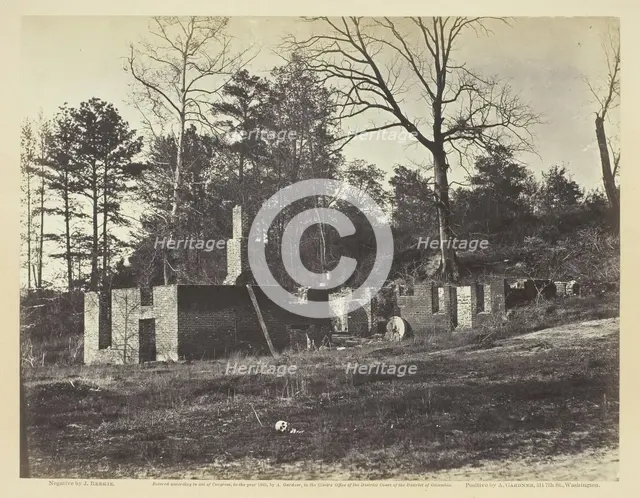 Ruins of Gains' Mill, Virginia, April 1865. Creator: John Reekie.