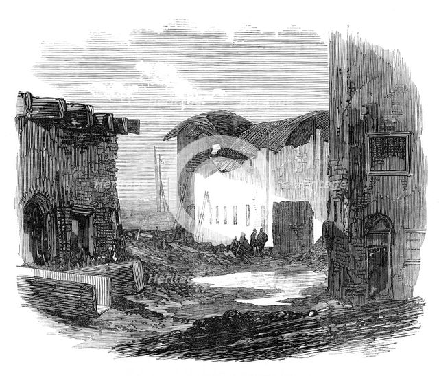 Ruins of Day and Martin's Blacking Factory, 1870. Creator: Unknown.