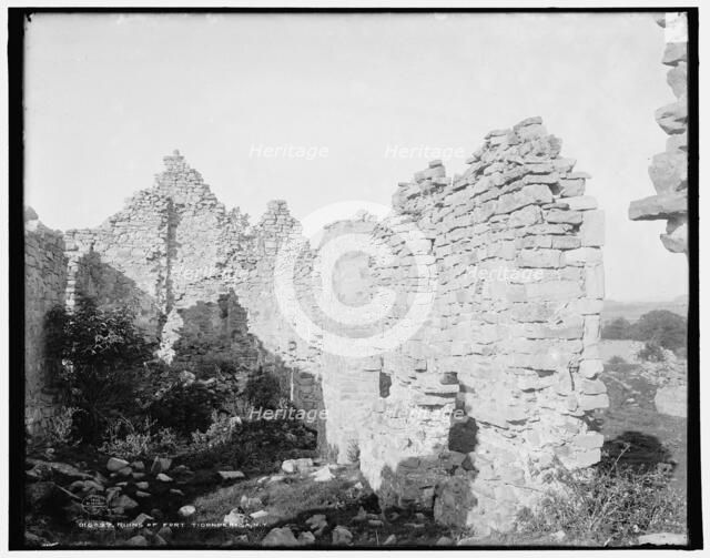 Ruins of Fort Ticonderoga, N.Y., c1902. Creator: Unknown.