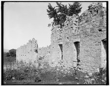 Ruins of Fort Crown Point, a British fort on Lake Champlain, Crown Point, New York, c1900-1906. Creator: Unknown