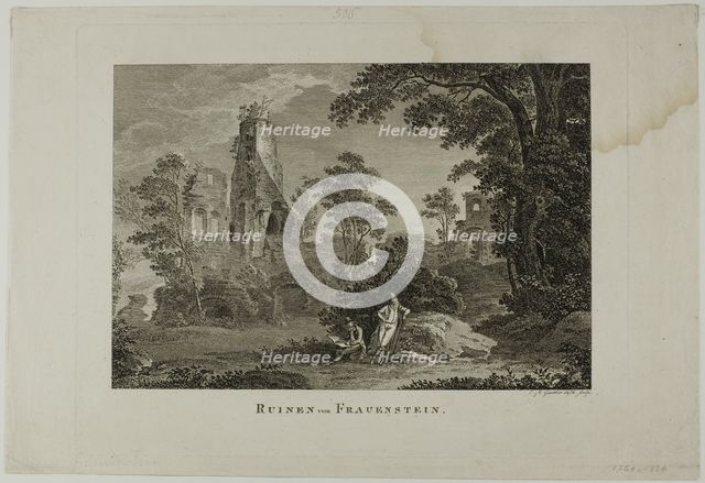 Ruins of Frauenstein, 1810. Creator: Christian August Günter.