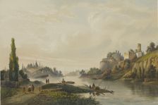 Ruins of Korets Castle, Volhynia, 1847-1852