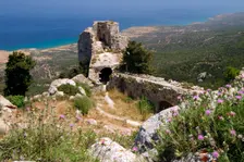 Ruins of Kantara Castle, North Cyprus. Creator: Peter Thompson