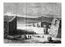 Ruins of Inca Monuments in the Environs of Tiahuanacu, South of Lake Titicaca, Bolivia 1877