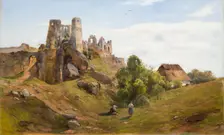 Ruins of Odrzykon, 1880. Creator: Heinrich Grabinski