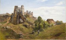 Ruins of Odrzykon, 1880. Creator: Heinrich Grabinski