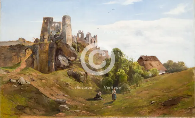 Ruins of Odrzykon, 1880. Creator: Heinrich Grabinski.