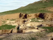 Ruins of lower town, Ebla, Syria, 2001. Creator: LTL