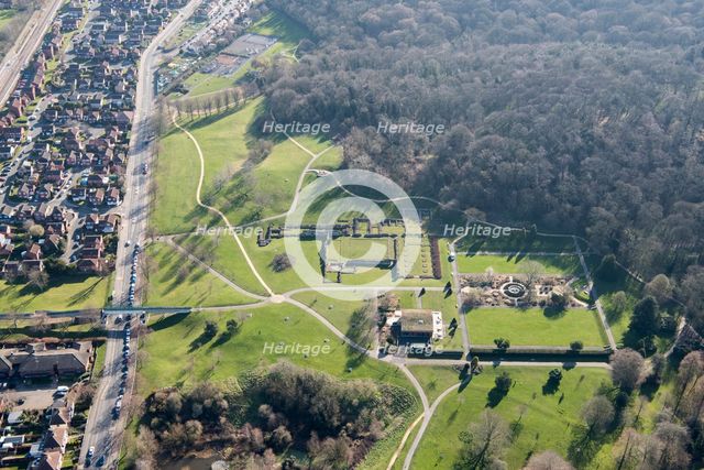 Ruins of Lesnes Abbey, Bexley, London, 2018. Creator: Historic England Staff Photographer.