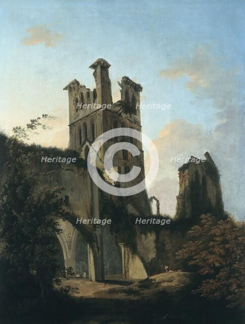 'Ruins of Llanthony Abbey', 1764-1797. Artist: William Hodges.