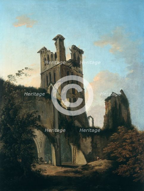 'Ruins of Llanthony Abbey', 1764-1797. Creator: William Hodges.