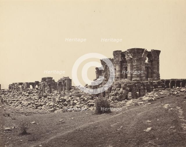 Ruins of Martand from Southeast, c. 1870. Creator: Samuel Bourne.