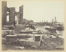 Ruins of Norfolk Navy Yard, Virginia, December 1864. Creator: James Gardner