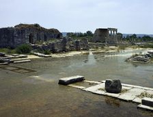 Ruins of northern agora near Holy Road, Miletus, Anatolia, Turkey, 1999. Creator: Unknown