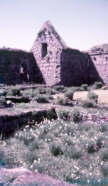 Ruins of nunnery, Isle of Iona, Scotland, c1955. Creator: Arthur Charles Kirby Ware