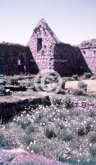 Ruins of nunnery, Isle of Iona, Scotland, c1955.  Creator: Arthur Charles Kirby Ware.