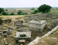 Ruins of sanctuary, Troy IX stratum, Troy, Turkey, 1st-4th centuries (2005). Creator: Unknown