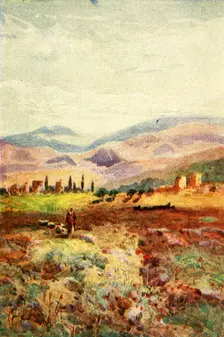 Ruins of Sardis - Revelations. iii. 1. c1924. Creators: James Clark, Henry A Harper