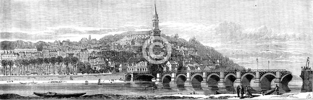 Ruins of St. Cloud, from the river, 1871. Creator: Unknown.