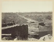 Ruins of Stone Bridge, Bull Run, March 1862. Creators: Barnard & Gibson, George N. Barnard, James F. Gibson