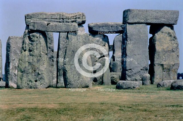 Ruins of Stonehenge.