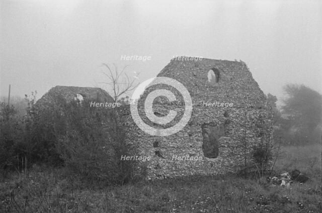 Ruins of supposed Spanish mission, Georgia, 1936. Creator: Walker Evans.