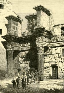 Ruins of Part of Nerva's Forum, Rome 1890. Creator: Unknown