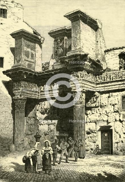 'Ruins of Part of Nerva's Forum, Rome', 1890.   Creator: Unknown.