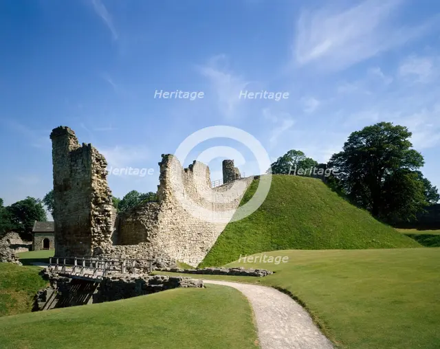 Ruins of Pickering Castle, North Yorkshire, c2010-c2017. Artist: Jonathan Bailey.