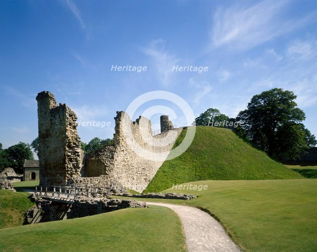 Ruins of Pickering Castle, North Yorkshire, c2010-c2017. Artist: Jonathan Bailey.