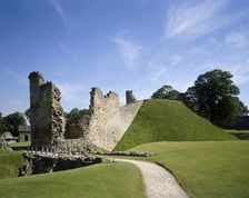 Ruins of Pickering Castle, North Yorkshire, c2010-c2017. Artist: Jonathan Bailey