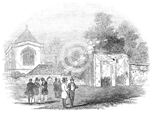Ruins of Wolvesley Castles and Palace, Winchester, 1845. Creator: Unknown.