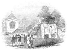 Ruins of Wolvesley Castles and Palace, Winchester, 1845. Creator: Unknown