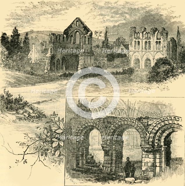 'Ruins of Wenlock Priory', 1898. Creator: Unknown.