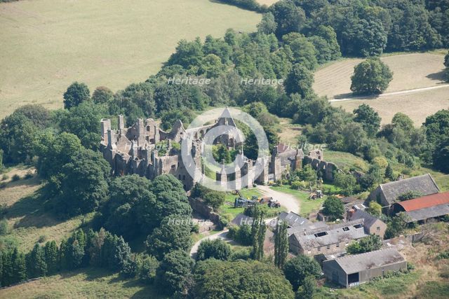 Ruins of Wingfield Manor House and Manor Farm, South Wingfield, Derbyshire, 2014. Creator: Historic England Staff Photographer.