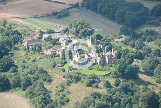 Ruins of Wingfield Manor House and Manor Farm, South Wingfield, Derbyshire, 2014. Creator: Historic England Staff Photographer.