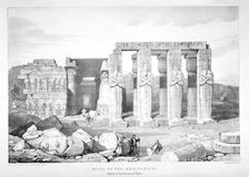 Ruins of the Memnonium at the Cemetery of Thebes c1800-1870. Artist: George Barnard