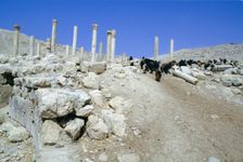Ruins of the ancient city of Pella, Jordan. Creator: Vivienne Sharp