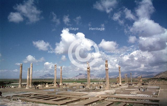 Ruins of the Apadana, Persepolis, Iran