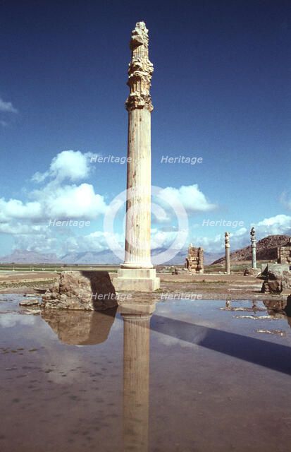 Ruins of the Apadana, Persepolis, Iran