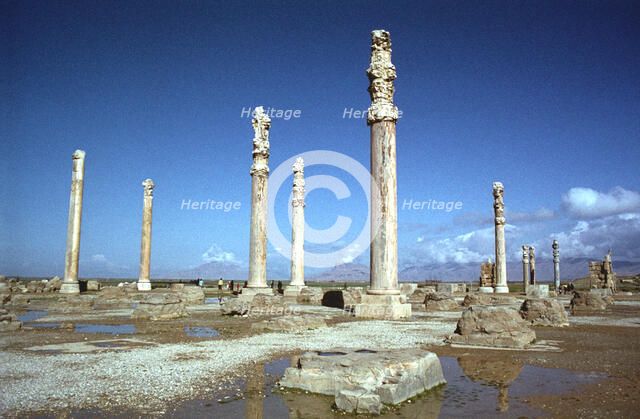 Ruins of the Apadana, Persepolis, Iran
