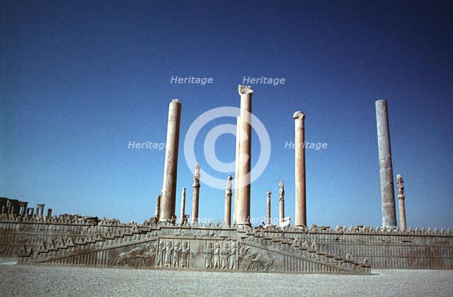 Ruins of the Apadana, Persepolis, Iran