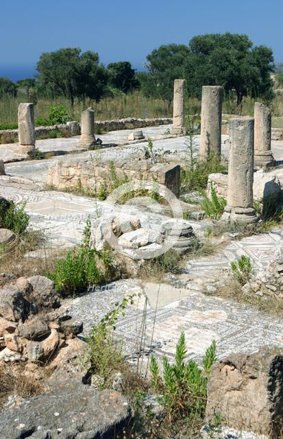 Ruins of the Basilica of Ayia Trias, Famagusta, North Cyprus.